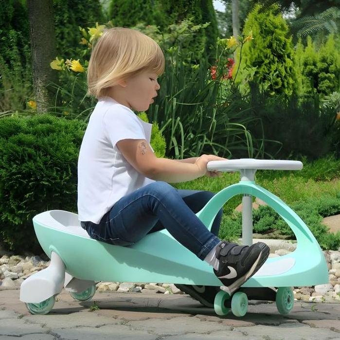 Masinuta pentru copii gravitationala , Zola®, TwistCar, roti din cauciuc cu LED-uri, greutate maxima suportata 80 kg, directie 360°, albastra Masinuta pentru copii gravitationala , Zola®, TwistCar, roti din cauciuc cu LED-uri, greutate maxima suportata 80 kg, directie 360°, albastra